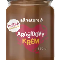 ALLNATURE Arašídový krém s hořkou čokoládou 920 g