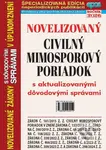 Novelizovaný Civilný mimosporový poriadok - kniha z kategorie Právo