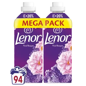 LENOR Aviváž 94 Praní, Floral Bouquet 2 x 987 l