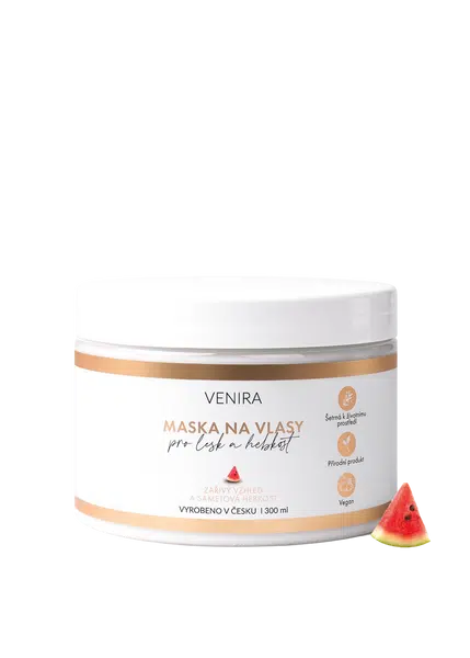 VENIRA Maska na vlasy lesk a hebkost meloun 300 ml