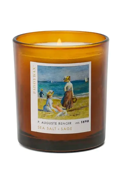 Vonná sójová sviečka Paddywax Impressionist, Renoir ' Figures on the Beach' 170 g