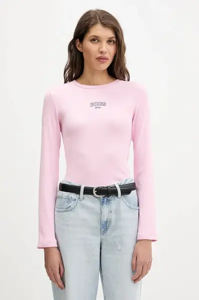 Tričko s dlhým rukávom Guess Jeans