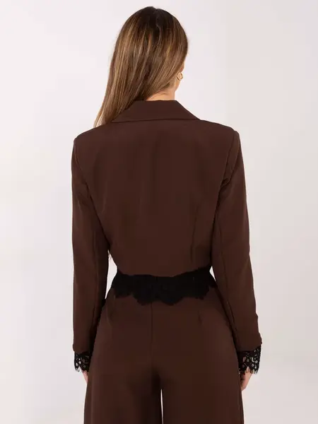 Hnědá dámská bomber bunda