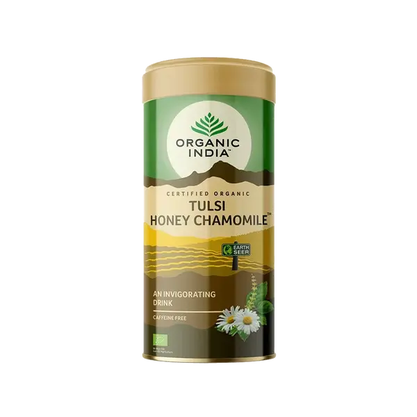 ORGANIC INDIA Tulsi med+heřmánek BIO 100 g