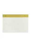 Týždenný plánovač Designworks Ink Weekly Notepad Matcha