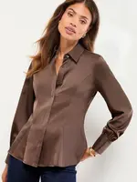 Lipsy Blúzka  čokoládová