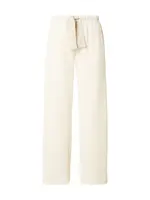 PIECES Nohavice 'PCCHILLI'  biela ako vlna