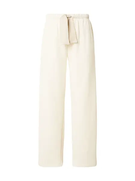 PIECES Nohavice 'PCCHILLI'  biela ako vlna