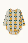 Bavlněné kojenecké body Tinycottons APPLES RIB BODY