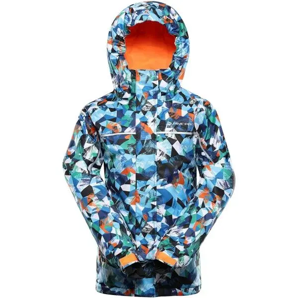 ALPINE PRO KIWERO Detská zimná lyžiarska bunda, mix, veľkosť 164-170