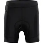 ALPINE PRO ARSO Detské cyklistické šortky, čierna, veľkosť