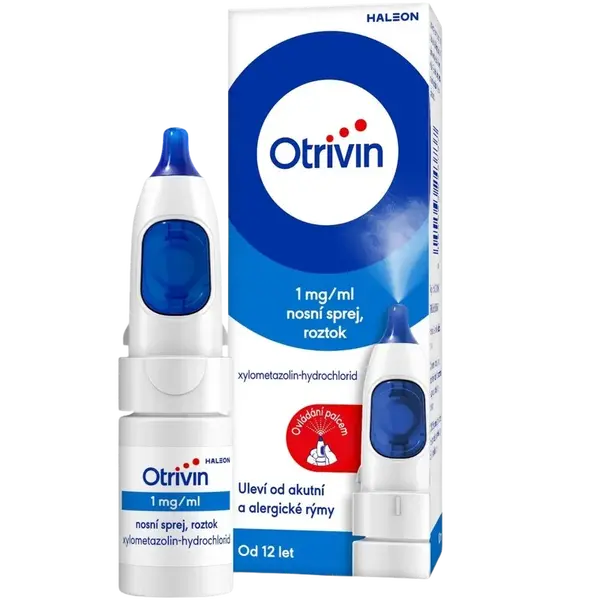 OTRIVIN 1MG/ML nosní podání sprej, roztok 10 ml