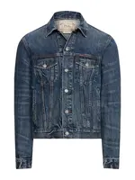 Polo Ralph Lauren Prechodná bunda  modrá denim