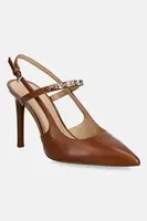 Kožené lodičky MICHAEL Michael Kors Dina Flex High Sling Pump