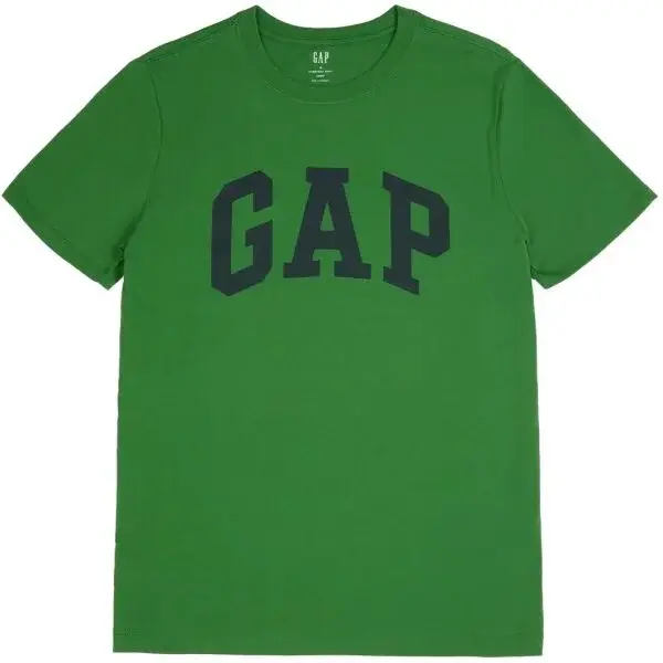 GAP V-EVERYDAY SOFT BASIC LOGO T Pánské tričko, zelená, velikost