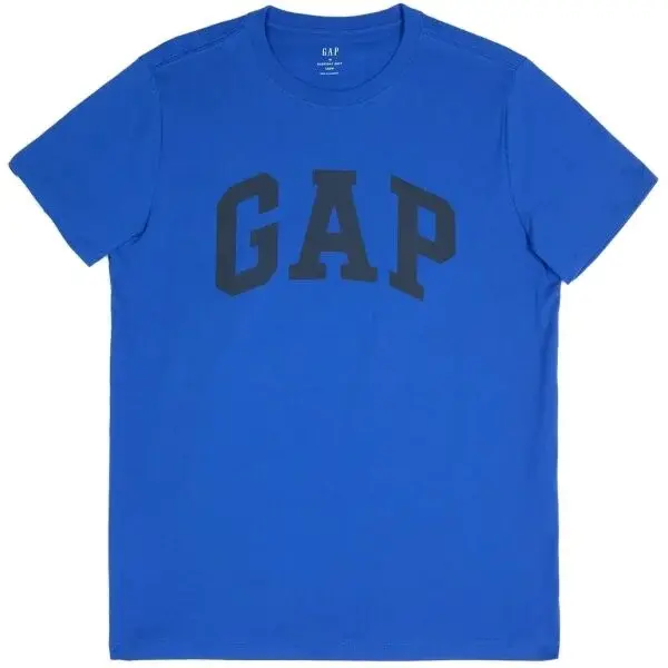 GAP V-EVERYDAY SOFT BASIC LOGO T Pánské tričko, modrá, velikost