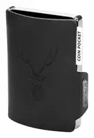 Kožená mini peněženka Mondraghi Silhouette Classic Deer Black