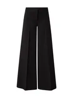 WEEKDAY Nohavice s pukmi 'Dione'  čierna