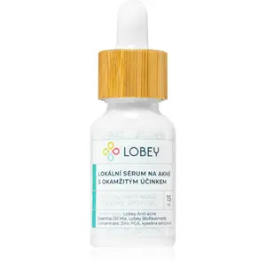 Lobey Skin Care Lokální sérum na akné s okamžitým účinkem lokální péče proti akné 15 ml