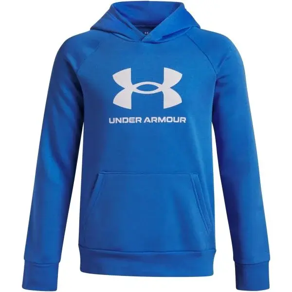 Under Armour RIVAL Chlapecká mikina, modrá, velikost M