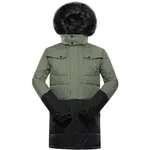 ALPINE PRO EGYP Pánská zimní bunda, tmavě zelená, velikost 4XL
