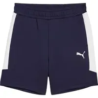 Puma TEAMEVOSTRIPE SHORTS W Dámské tréninkové šortky, tmavě modrá, velikost