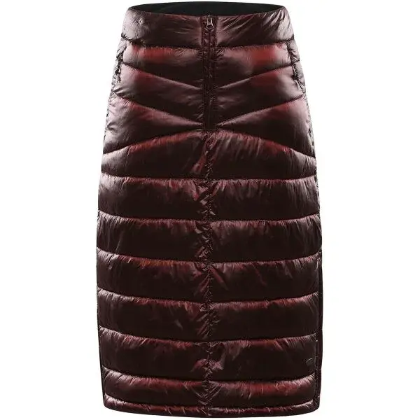 ALPINE PRO LAMMA Dámska zateplená sukňa, vínová, veľkosť