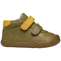 Geox B STEPPIEUP Chlapecká volnočasová obuv, khaki, velikost