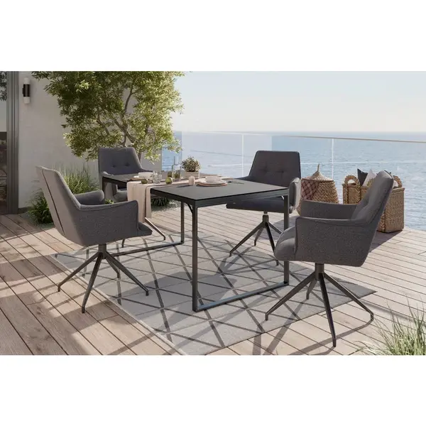 Ambia Garden ZAHRADNÍ ŽIDLE, kov, textil