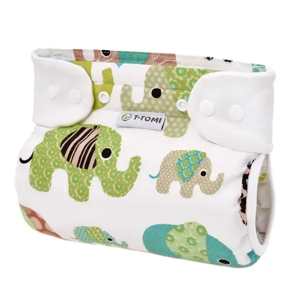 T-tomi Ortopedické abdukční kalhotky - patentky Green elephants (3-6kg)