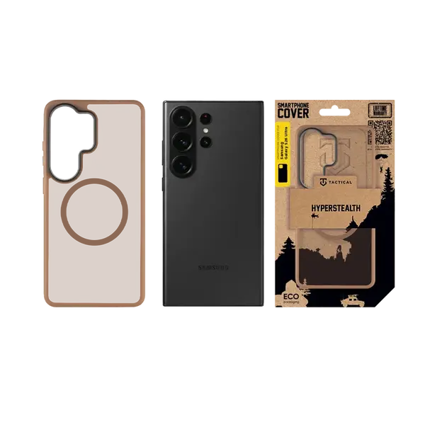 Zadní kryt Tactical MagForce Hyperstealth pro Samsung Galaxy S26 Ultra, mocha mousse