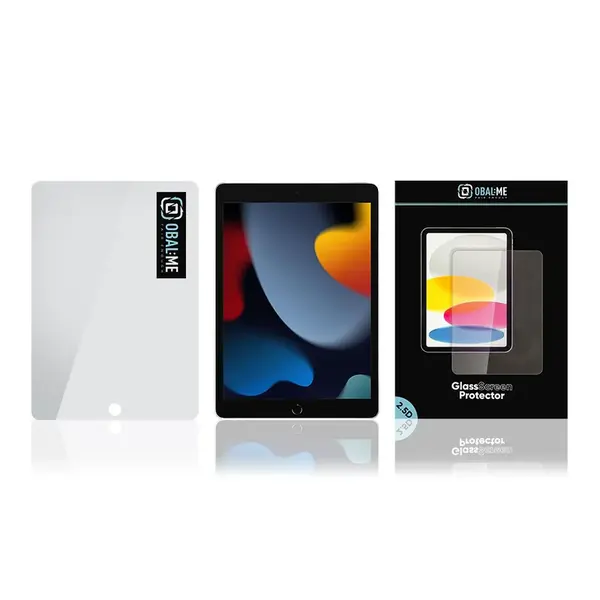 Tvrzené sklo OBAL:ME 2.5D pro iPad 10.2 2019/2020/2021, transparentní