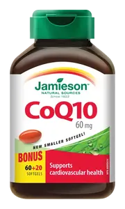 JAMIESON Koenzym Q10 60 mg 80 kapslí