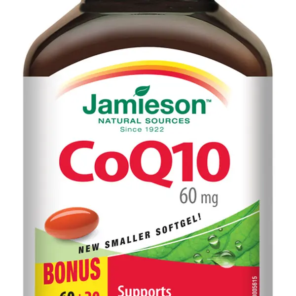 JAMIESON Koenzym Q10 60 mg 80 kapslí