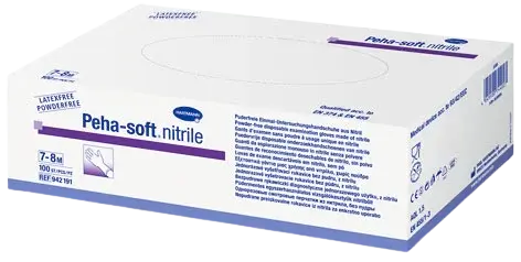 HARTMANN Rukavice Peha-Soft nitrile pudru 100 ks