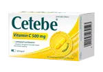 CETEBE ® Vitamin C 500 mg s postupným uvolňováním 60 kapslí