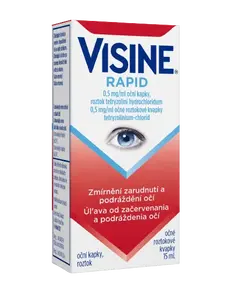 VISINE Rapid 0.5mg/ml oční kapky, roztok 15 ml