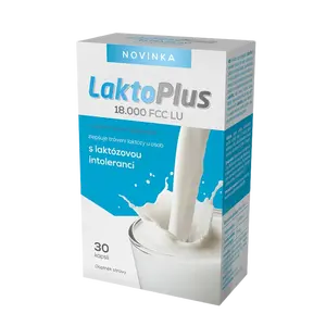 LAKTOPLUS 18.000 FCC LU pro osoby s laktózovou intolerancí 30 kapslí