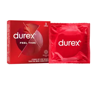 DUREX Feel Thin Classic Kondomy 3 ks
