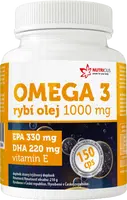 NUTRICIUS Omega 3 Rybí olej 1000 mg EPA 330 mg/DHA 220 mg 150 kapslí