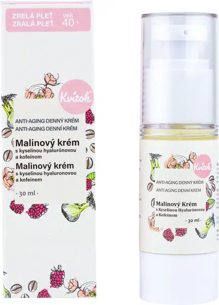 KVITOK Denní malinový krém pro zralou pleť 40+ 30 ml