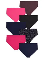 Devoted by Zizzi Nohavičky 'Week'  hnedá / ružová / čierna