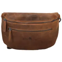 Dámská kožená kabelko/ledvinka camel - Greenwood Terry