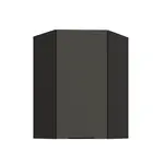 Horní rohová skříňka Aria 60x60 GN-90 1F (45°) Barva korpusu: Černá, Barva dvířek: GR - Graphite AFM