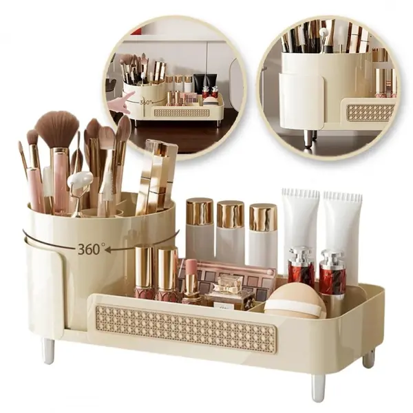 Livefy organizér na kozmetiku Oria, béžový