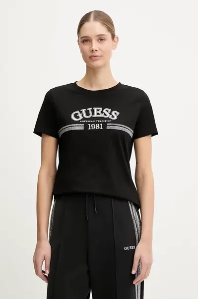 Bavlněné tričko Guess ALDA