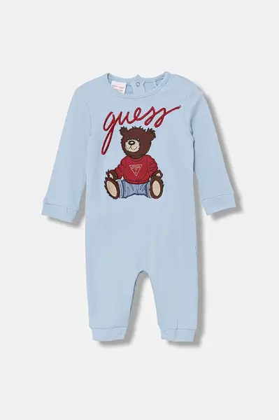 Detský bavlnený overal Guess