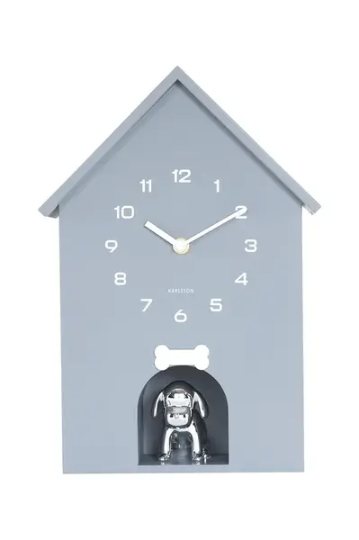 Nástěnné hodiny Karlsson Dog House 36,5 cm