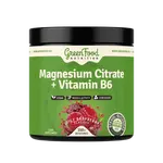 GREENFOOD NUTRITION Magnesium Citrate + Vitamin B6, juicy raspberry 150 g