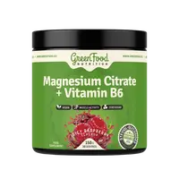 GREENFOOD NUTRITION Magnesium Citrate + Vitamin B6, juicy raspberry 150 g